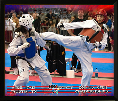 Taekwondo Poster Framed 1 Image